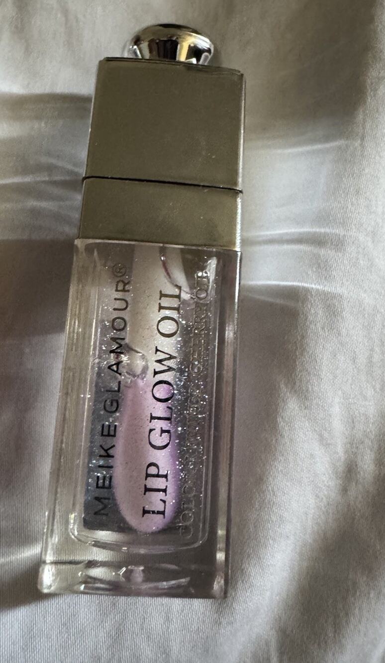 Meike Glamour 3D Hydra Lip Gloss #01 Clear Shimmer Moisturizing High Shine 10g
